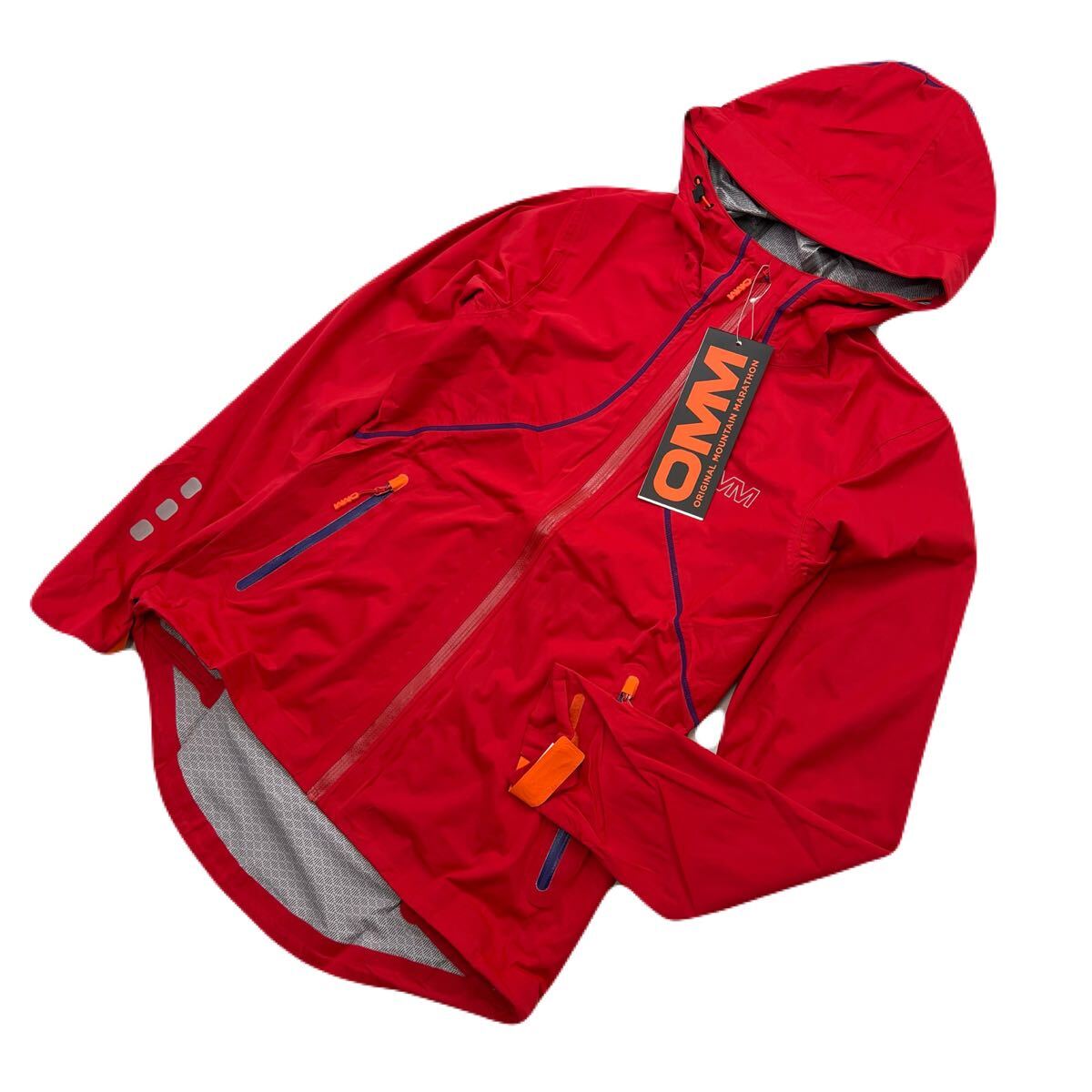 タグ付 未使用品 OMM オリジナル マウンテン マラソン カムレイカ ナイロン ジャケット パーカー レディース M レッド トレラン ■S4266拍卖