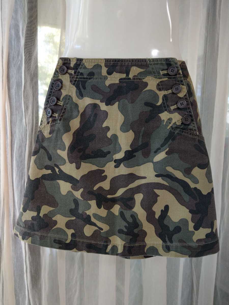 迷彩柄スカート ミニスカート 迷彩柄 RASBORA ラスボラ拍卖