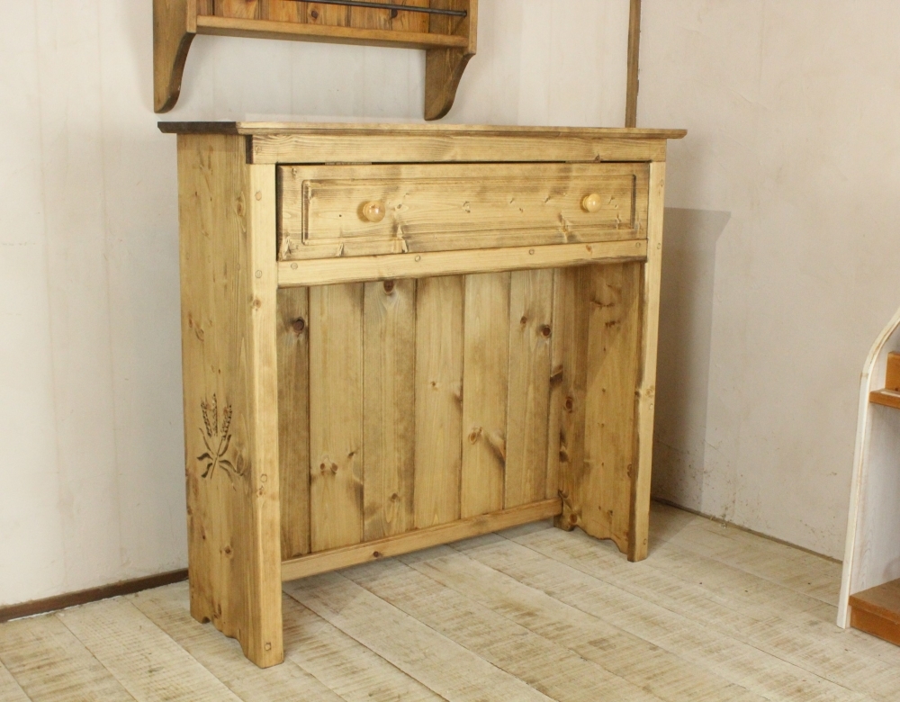 ハンドメイド 麦穂コンソールテーブル 棚なし拍卖