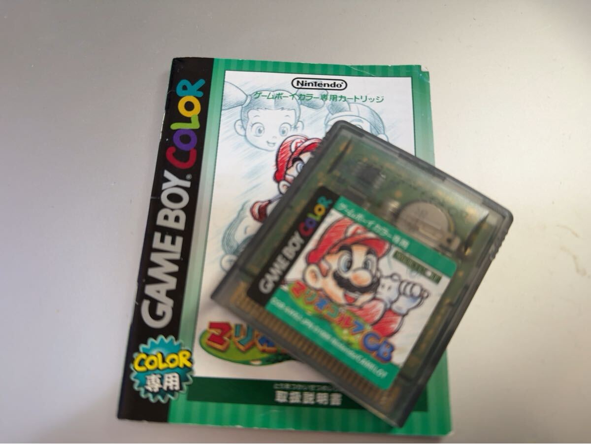 ゲームボーイカラー専用☆ GB☆カートリッジ&取扱説明書☆マリオゴルフGB☆Nintendo☆拍卖