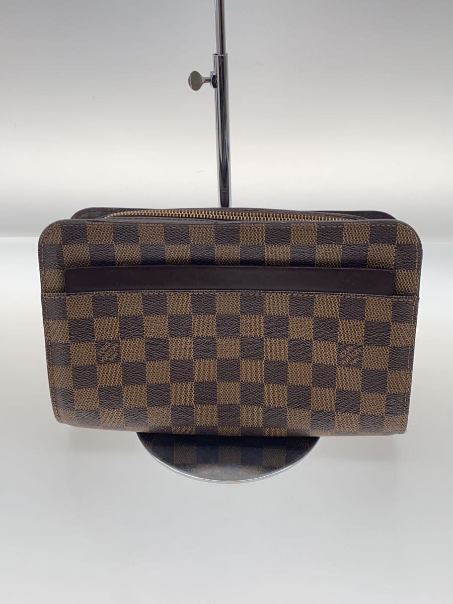 LOUIS VUITTON◆サンルイ_ダミエ・エベヌ_BRW/PVC/BRW拍卖