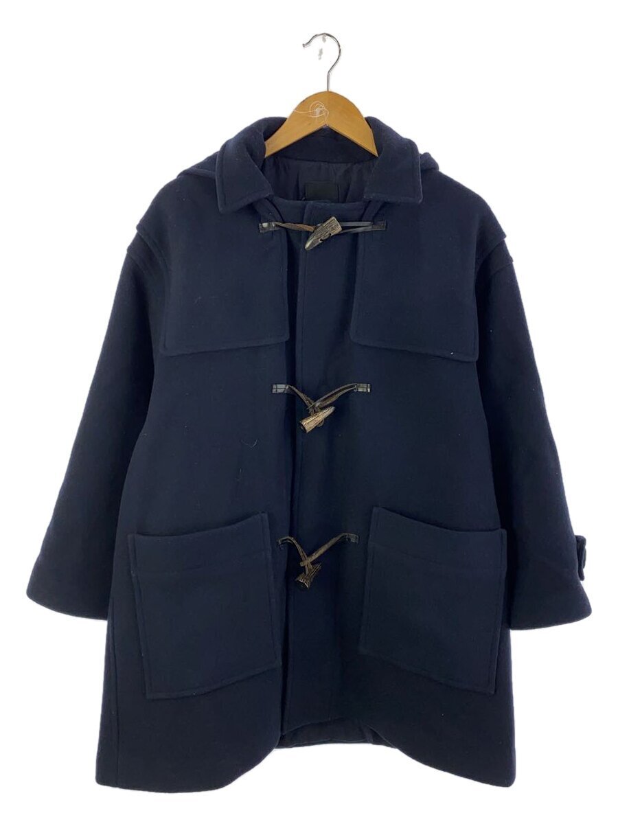 THE NEWHOUSE◆ダッフルコート/FREE/ウール/NVY/無地/TNH19200-08拍卖