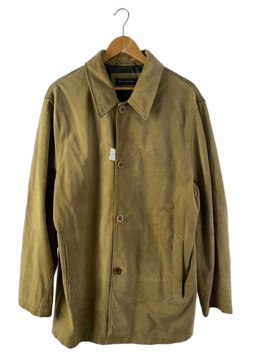 BANANA REPUBLIC◆コート/L/レザー/BEG拍卖