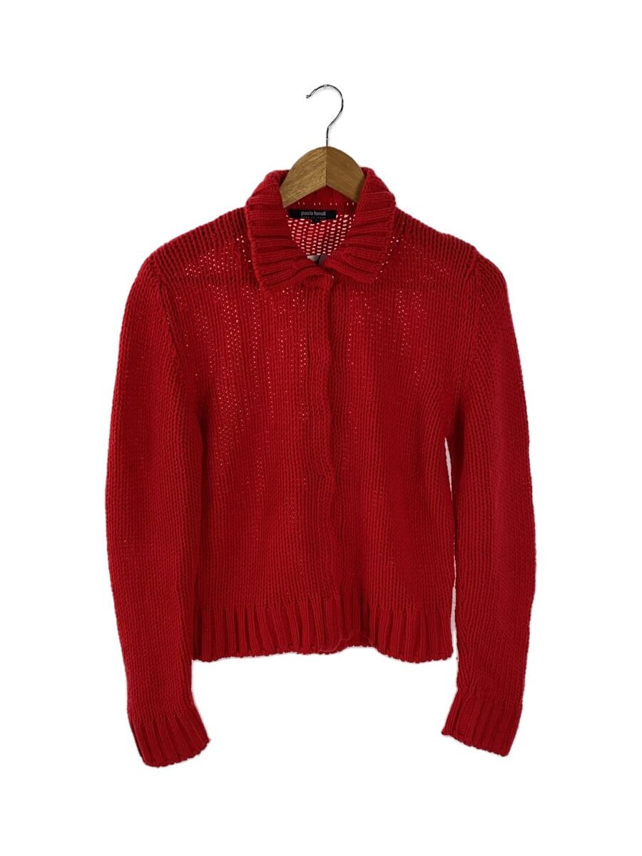 PAOLO TONALI/ニット・セーター(厚手)/S/レッド/イタリア製拍卖