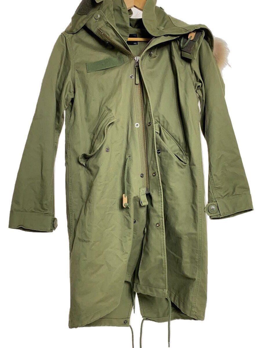 HARE◆モッズコート/S/コットン/KHK/無地/HA030056N9拍卖