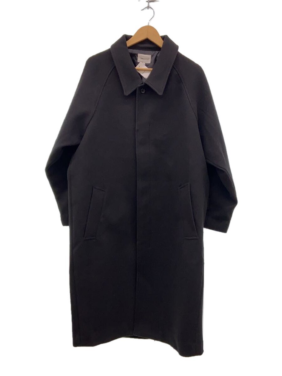 EMMA CLOTHES◆ステンカラーコート/S/ポリエステル/BLK/EMco551拍卖