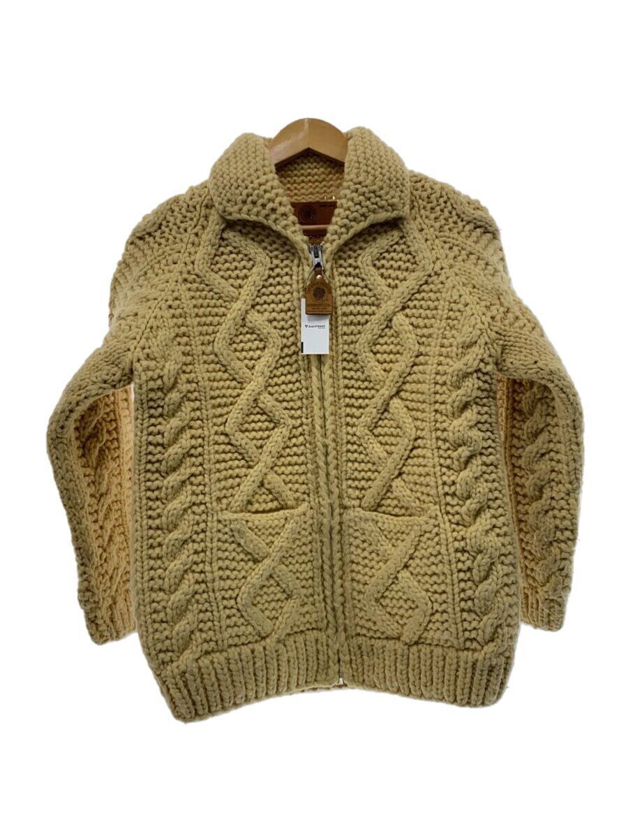 CANADIANSWEATER◆ニット・セーター(厚手)/-/ウール/YLW/無地/CA07322拍卖