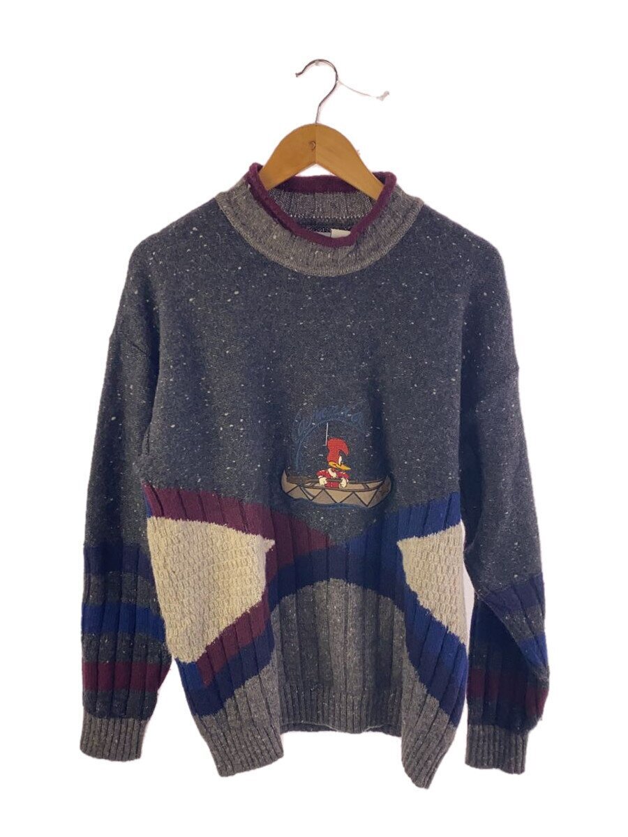 CASTELBAJAC◆ニット・セーター(厚手)/ウッドペッカー/50/ウール/GRY拍卖