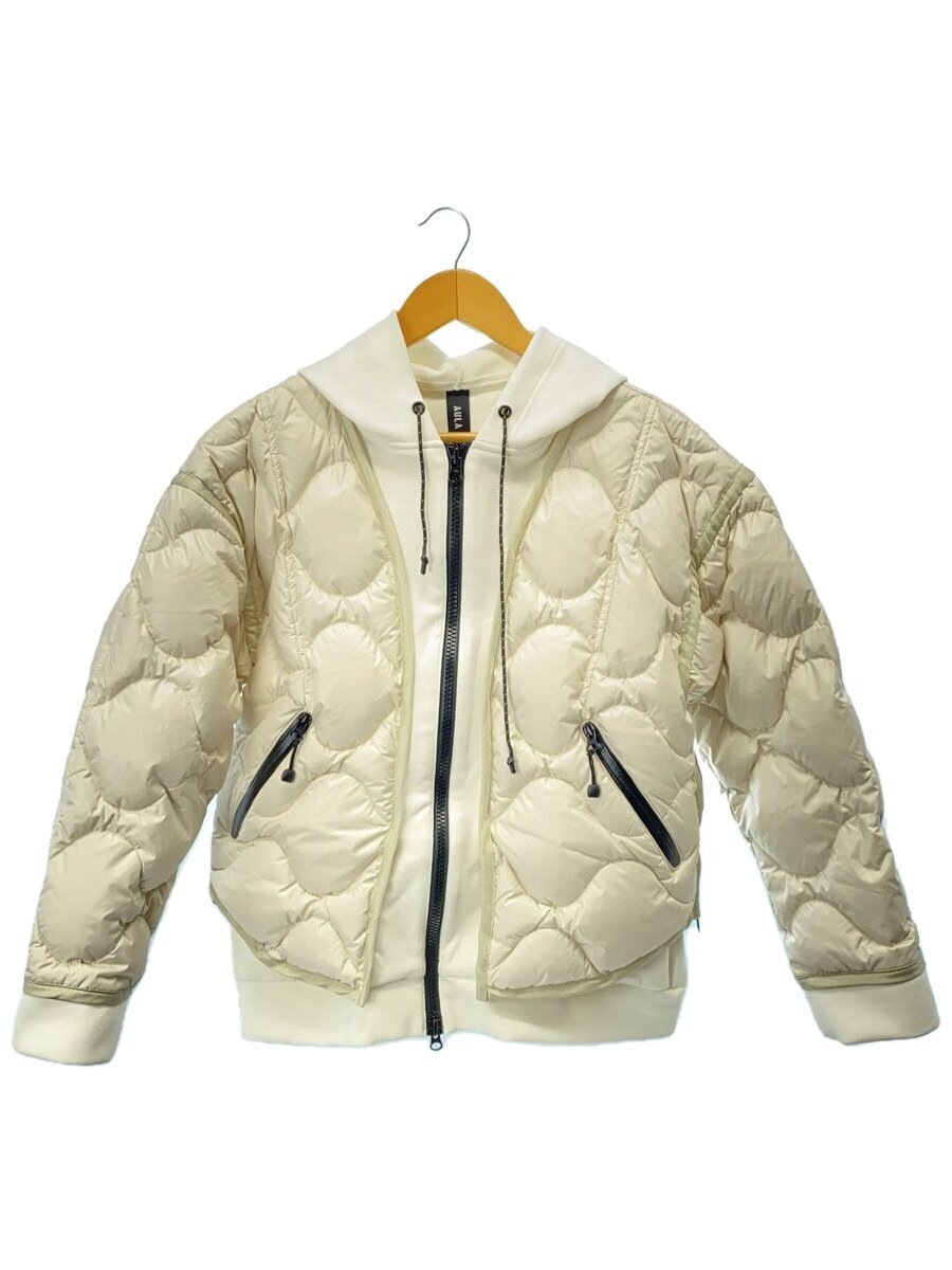 AULA(AULA AILA)◆ダウンジャケット/0/ポリエステル/WHT/無地/1214-02001拍卖