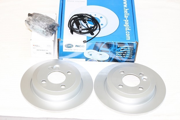 新品 BMW MINI リアパッド低ダスト リアローターセット センサー R50 52 53 34216762871/34216774987/34356771448 純正OEM拍卖