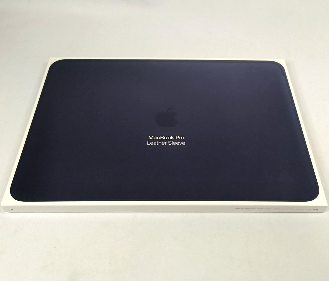 【送料無料】Apple 純正 MacBook Pro 15インチ用 レザースリーブ ケース カバー ミッドナイトブルー MRQU2FE/A(Leather Sleeve case)拍卖