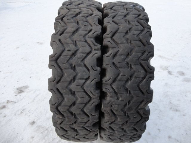 □L433 冬 DUNLOP POWER SNOW 6.50-10 12PR 2本 2023年製 NYLON フォークリフト拍卖