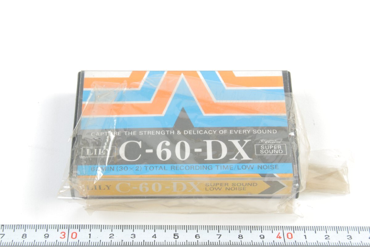 ※ 新品未使用 LILY リリー カセットテープ C-60-DX 往復60分 Made in HONG KONG 香港製 1630拍卖