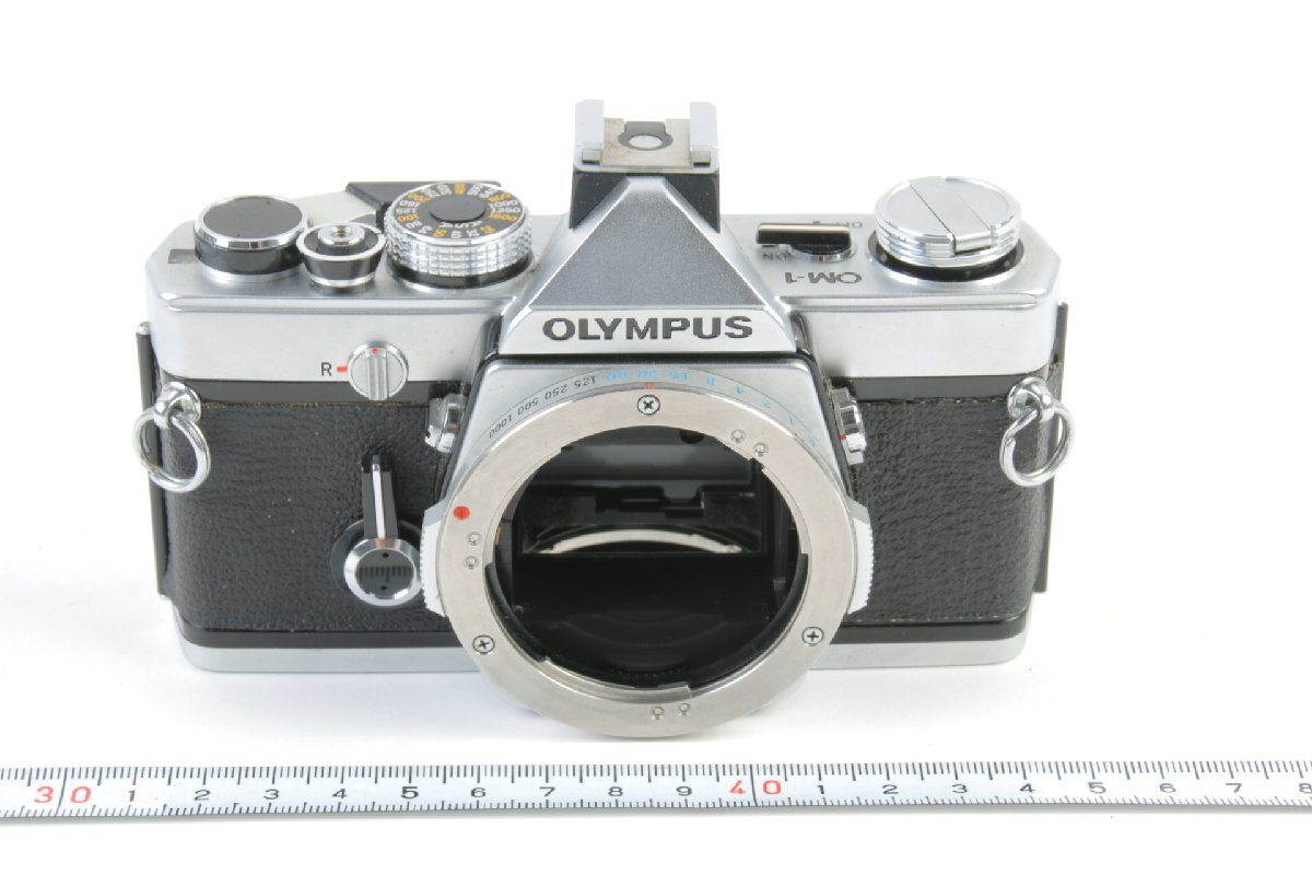 ※ 美品 動作確認済 OLYMPUS オリンパス 一眼レフカメラ OM-1 銀 ファインダー内部綺麗 シルバー c0743拍卖