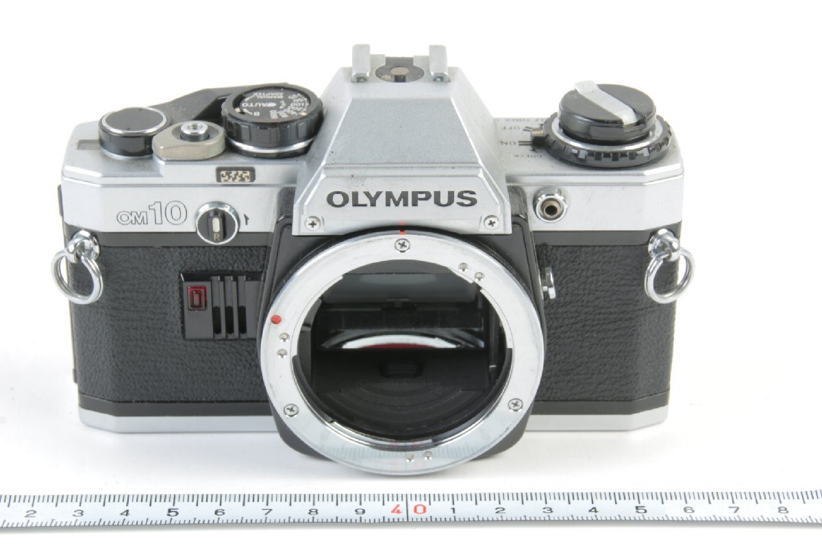 ※ 動作確認済 OLYMPUS オリンパス 一眼レフカメラ OM10 銀 シルバー ファインダー綺麗 c0744拍卖