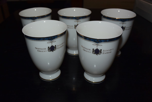 フリーカップ 湯のみ (NOSTALGIE ISTANBUL ORIENT EXPRESS) 5個セット拍卖