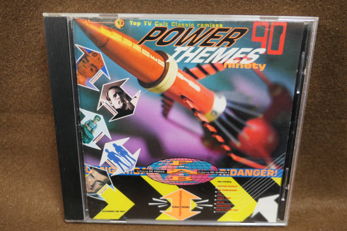 ●送料無料●中古CD● POWER THEMES ’90 ninety - Top TV Cult Classics remixes / F.A.B / TELSTAR TCD 2430 / パワー・テーマ カルト拍卖