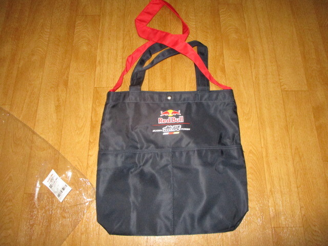 無限ホンダ・F1・スーパーGT・レッドブルコラボ ショルダー付き・手提げ・トートバッグ 未使用 デッドストック ジャケット・シャツ 拍卖