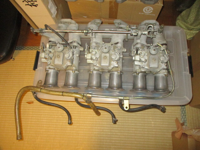 ニスモソレックス44・当時物 3基 L28・L型 極美中古 シリアル付き フルコンプ S30Z・240ZG・ハコスカ・ケンメリ・ジャパン・旧車拍卖