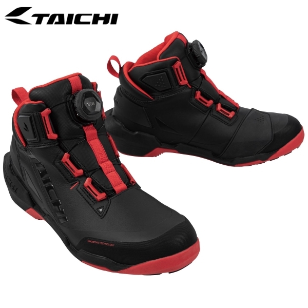 RS TAICHI RSタイチ RSS013 DRYMASTER アローシューズ カラー:BLACK/RED サイズ:25.5cm拍卖