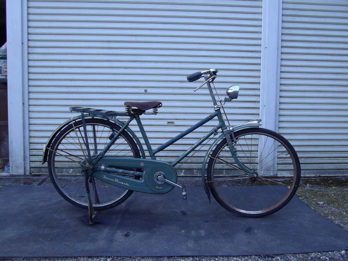 希少車両 帝輪ACE テイリンACE♪ 中村自転車工場 新車時のフレーム巻き一部残っています 実用車 拍卖