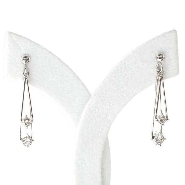 送料無料 本物 ダイヤモンドピアス PT850 PT900プラチナ ダイヤ0.25ct×2 レディースアクセサリー おしゃれ 上品 可愛い拍卖