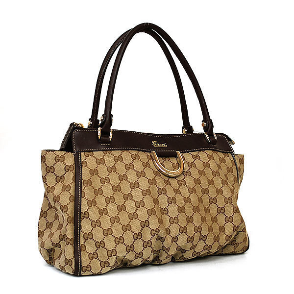 送料無料 本物 GUCCI グッチ GGキャンバストートバック 189831 ブラウン レディースバック おしゃれ カジュアル拍卖