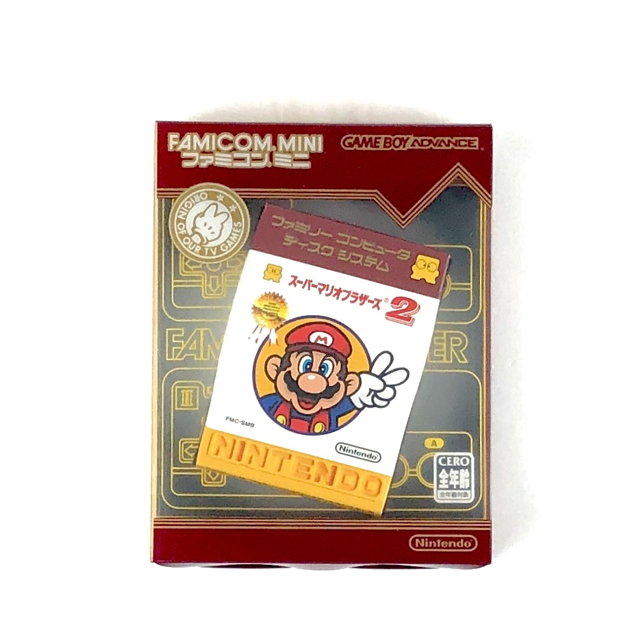 【送料無料】 ゲームボーイアドバンス ファミコンミニ スーパーマリオブラザーズ2 箱説付き 任天堂 GBA Super Mario 2 CIB Tested拍卖