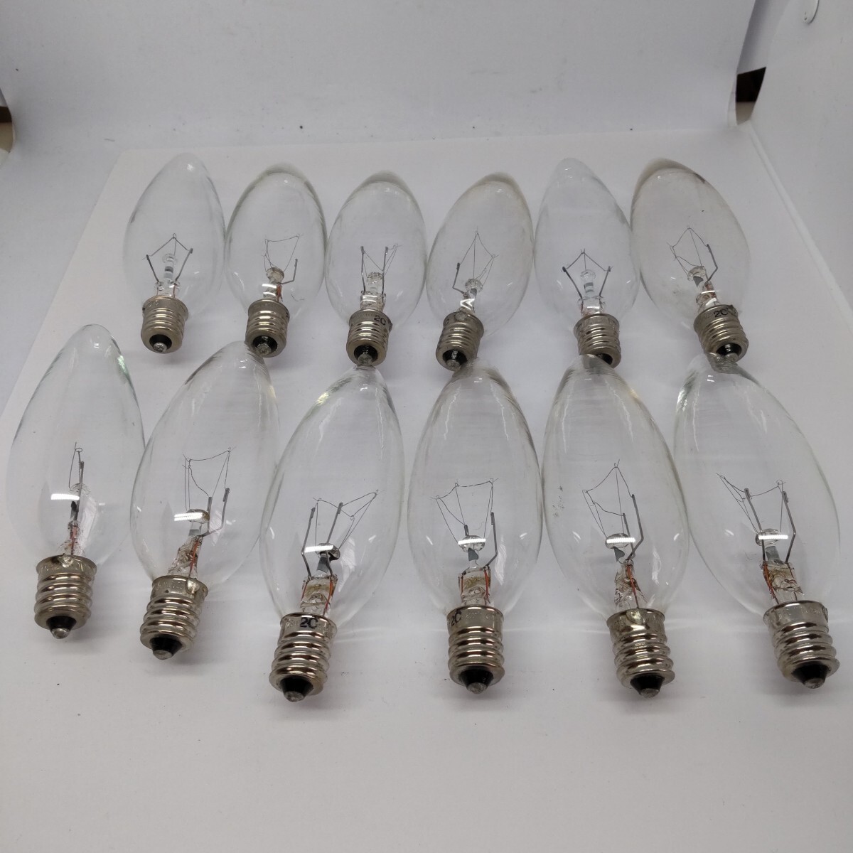 電球まとめて12個 110V25W シャンデリア電球拍卖