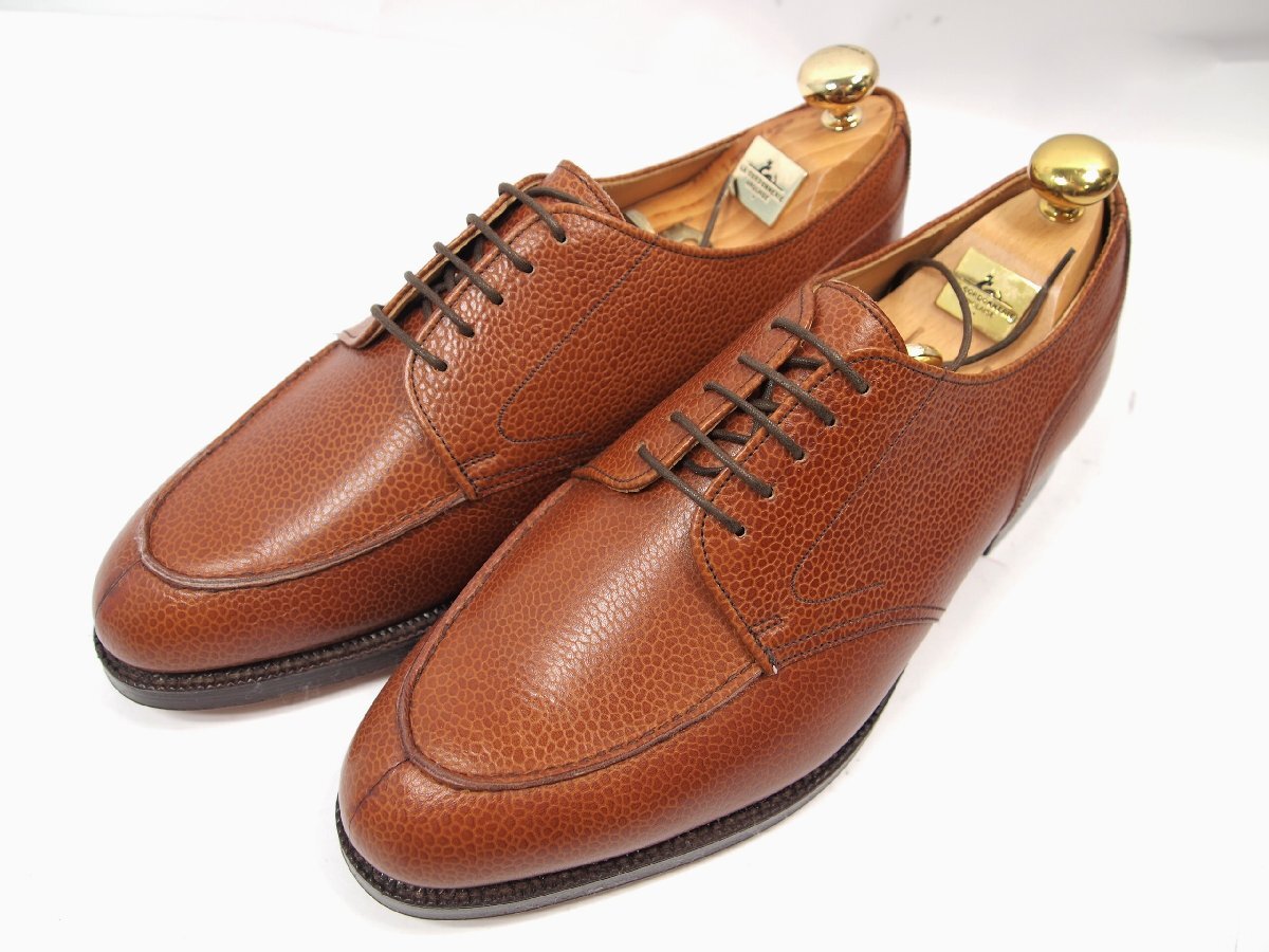 2227 ビンテージ デッドストック 未使用 チーニー 製 コールハーン Uチップ ダービー サイズ85 E(一般的なUK7ハーフ程度) 拍卖