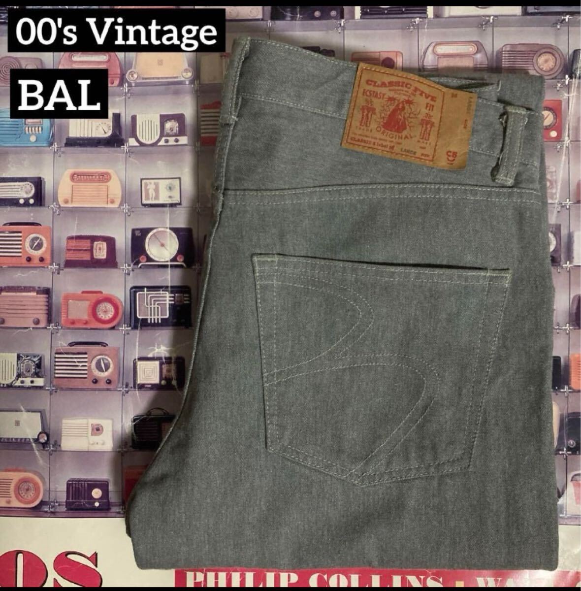 00s BAL CLASSIC FIVE デニムパンツbalanceweardesignバランスウェアデザイン Y2K拍卖