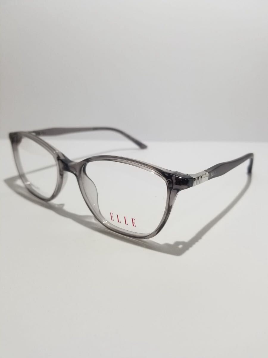 未使用 眼鏡 メガネフレーム ELLE EL13541 GR PA フルリム チタンフレーム 49口16-130 AO-1拍卖