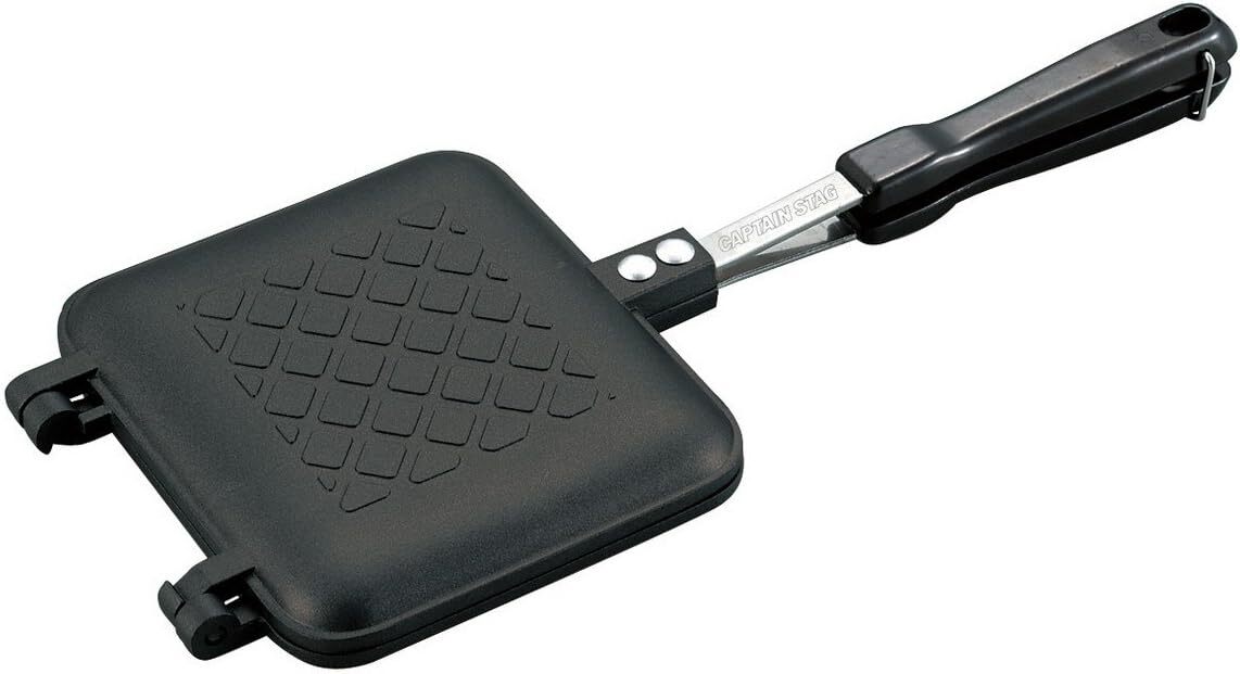 【新品】キャプテンスタッグ BBQ用 キャストアルミ ホットサンドトースター ホットサンドメーカー シングル・直火用拍卖