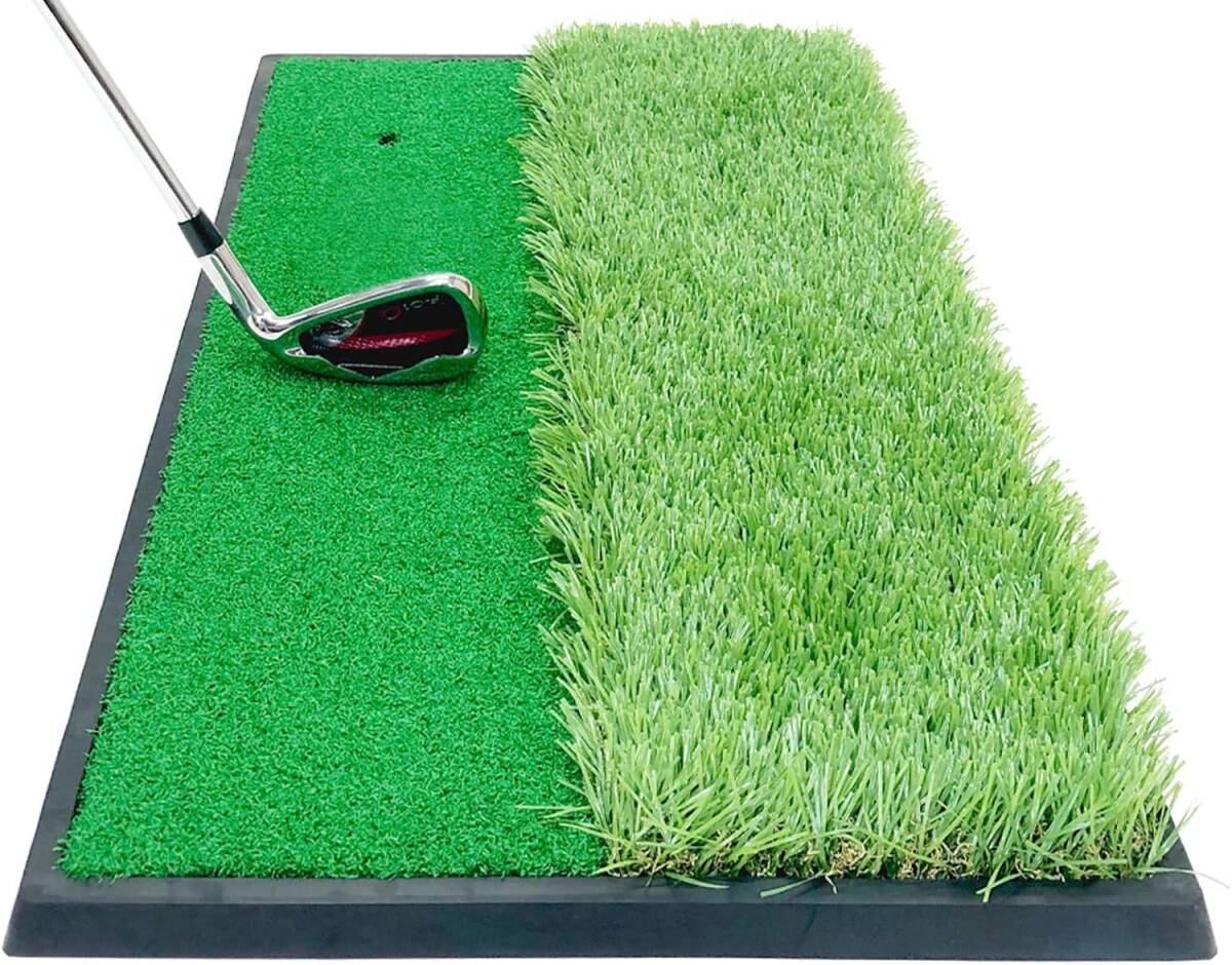 【新品】 GolfStyle ゴルフマット ゴルフ 練習 マット 素振り スイング 練習器具 室内 屋外 人工芝 ゴムマット 拍卖