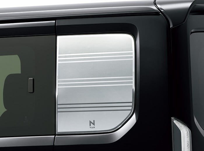 N-VAN JJ1/JJ2:純正 デカール クォーターウインドウ ハイボスカル(樹脂製)/左右セット拍卖