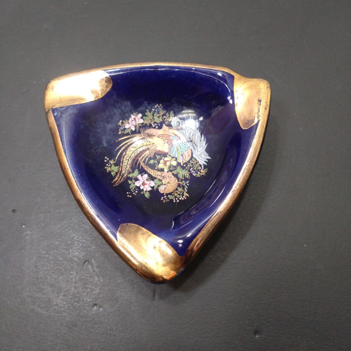 TM SECKIN LIMOGES フランス 灰皿 鳥 絵皿 観賞用 拍卖