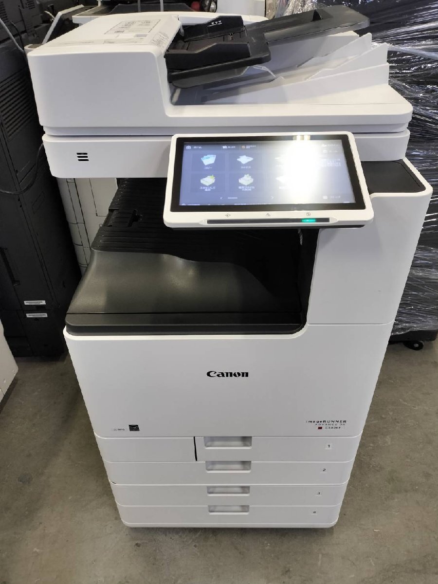 TR7◆印字枚数7895枚 Canon iR-ADV DX C3826F A3カラー複合機 4段/Wi-Fi/両面/高速印字【E0207M8BH】拍卖