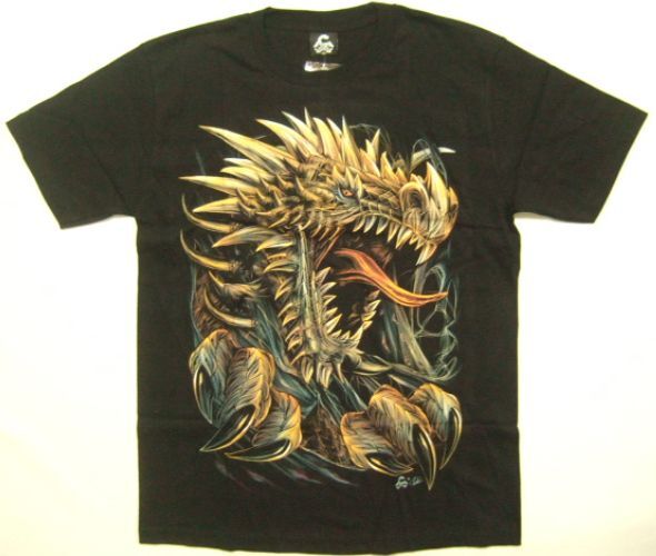 横浜最新 メカドラゴン♪魅惑の夜光Tシャツ サイズ L 送料無料 ξtsξ ξ ξanξ ξ48拍卖