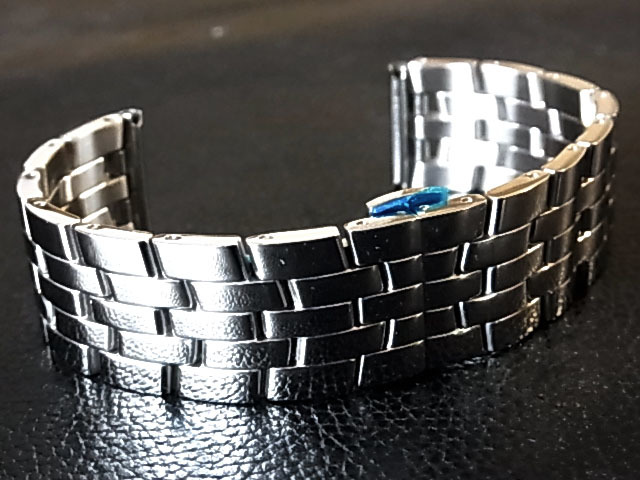 デッドストック 5連風 斜め駒 スポーツモデル プッシュ式観音開きバックル 20mm 405R2010-2拍卖