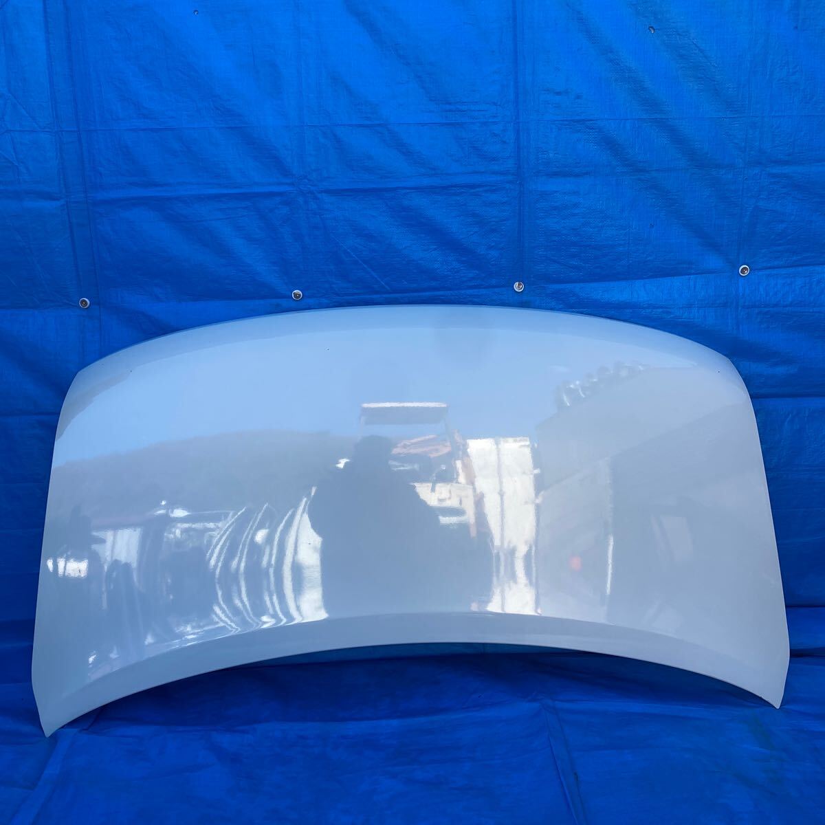 ◆ニッサン キューブ《Z12 NZ12》純正 ボンネットフード ボンネット フード QX1 (パール 白) F510M-1FAMA 美品 割れなし◆拍卖