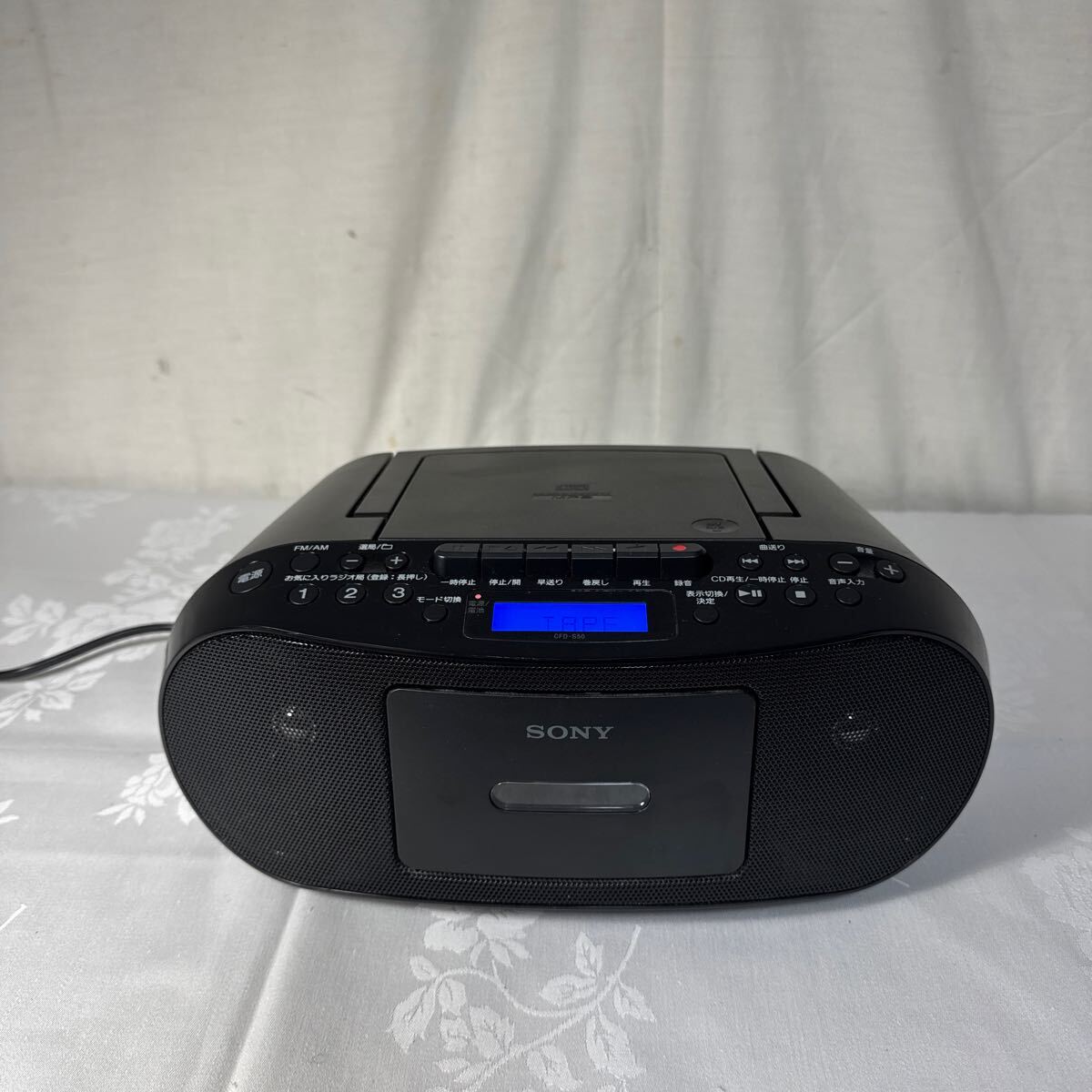 動作確認済み SONY ソニー CDラジカセ CDラジオカセットレコーダー CFD-S50 中古拍卖