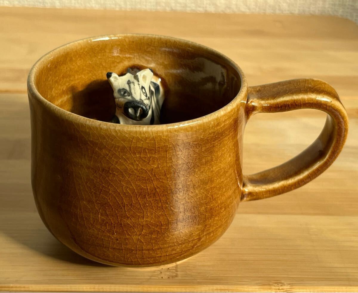 chato はみだしシマウママグカップ キダサトコ 和食器 マグカップ拍卖