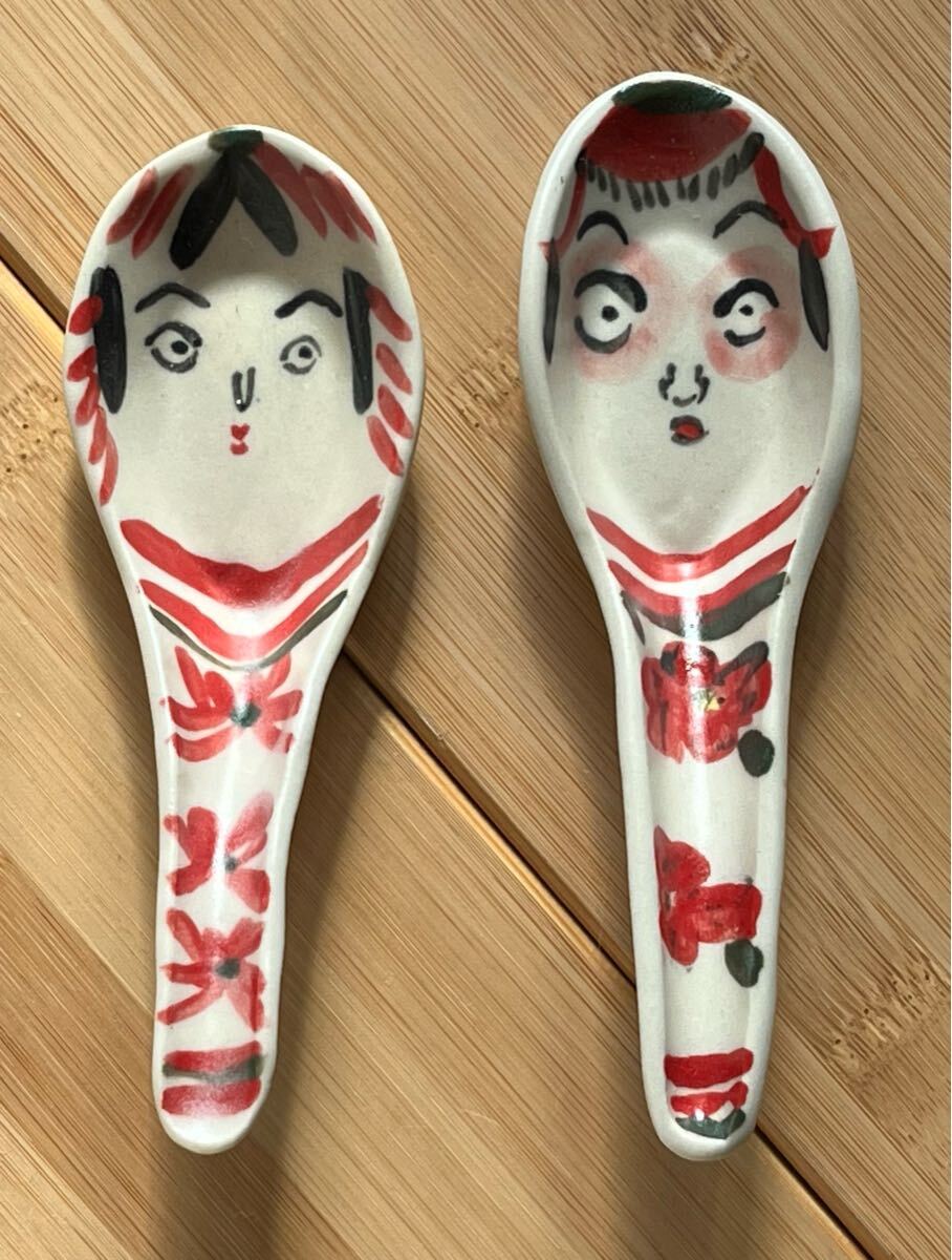 chato こけしレンゲ ペア キダサトコ 和食器 れんげ 拍卖