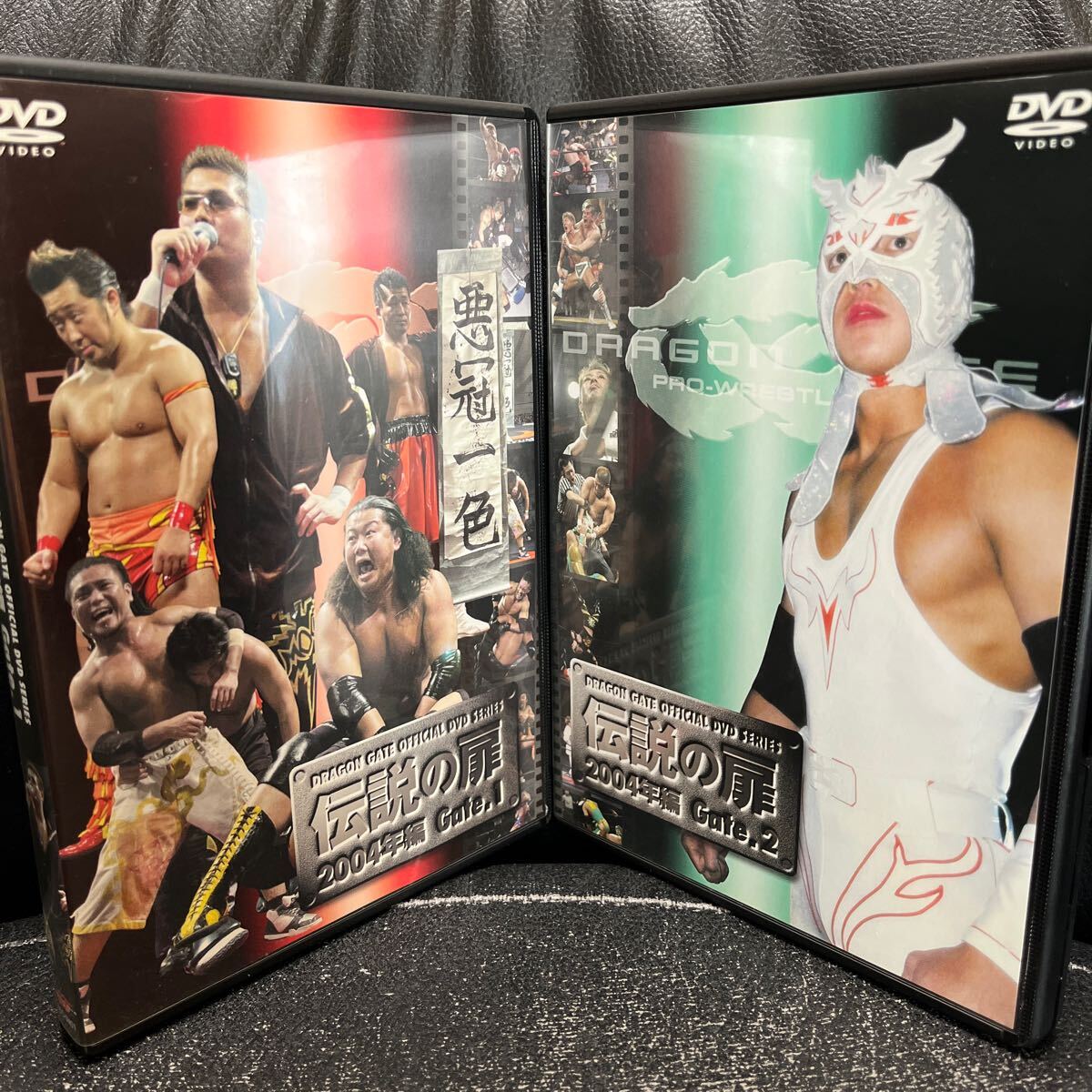 DVD2枚セット DRAGON GATE OFFICIAL DVD SERIES 伝説の扉 2004年編 Gate.1,2拍卖