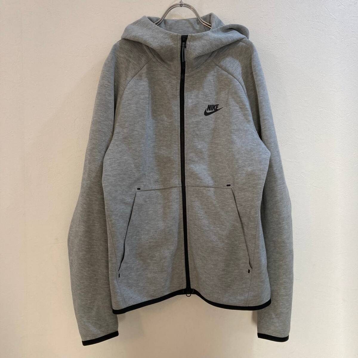 NIKE/ナイキ 長袖ジップアップパーカー グレー メンズ S拍卖