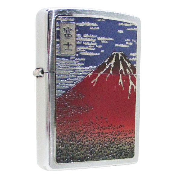 ジッポー オイルライター USA Zippo 和柄シリーズ 葛飾北斎 富嶽三十六景 凱風快晴 CP-KA/送料無料拍卖