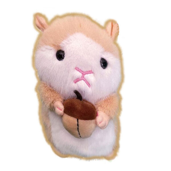 おしゃべり ぬいぐるみ ものまね アニマル / 声マネ しゃべる 動く 踊る ものまねちゃん はむすたー WJ-9140/送料無料拍卖