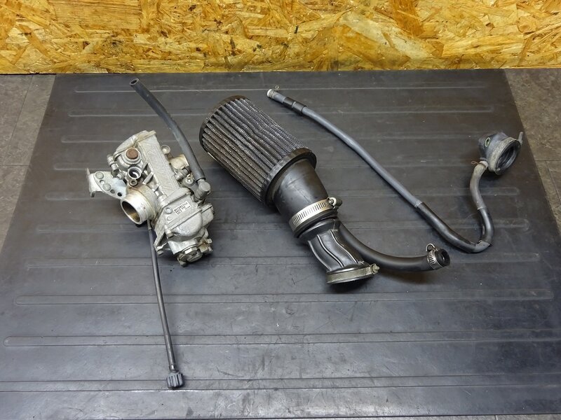 【250216】TW200(DG07J-020)● 社外キャブレター キャブ FCR33? パワーフィルター 【2JL TW225 DG09J拍卖