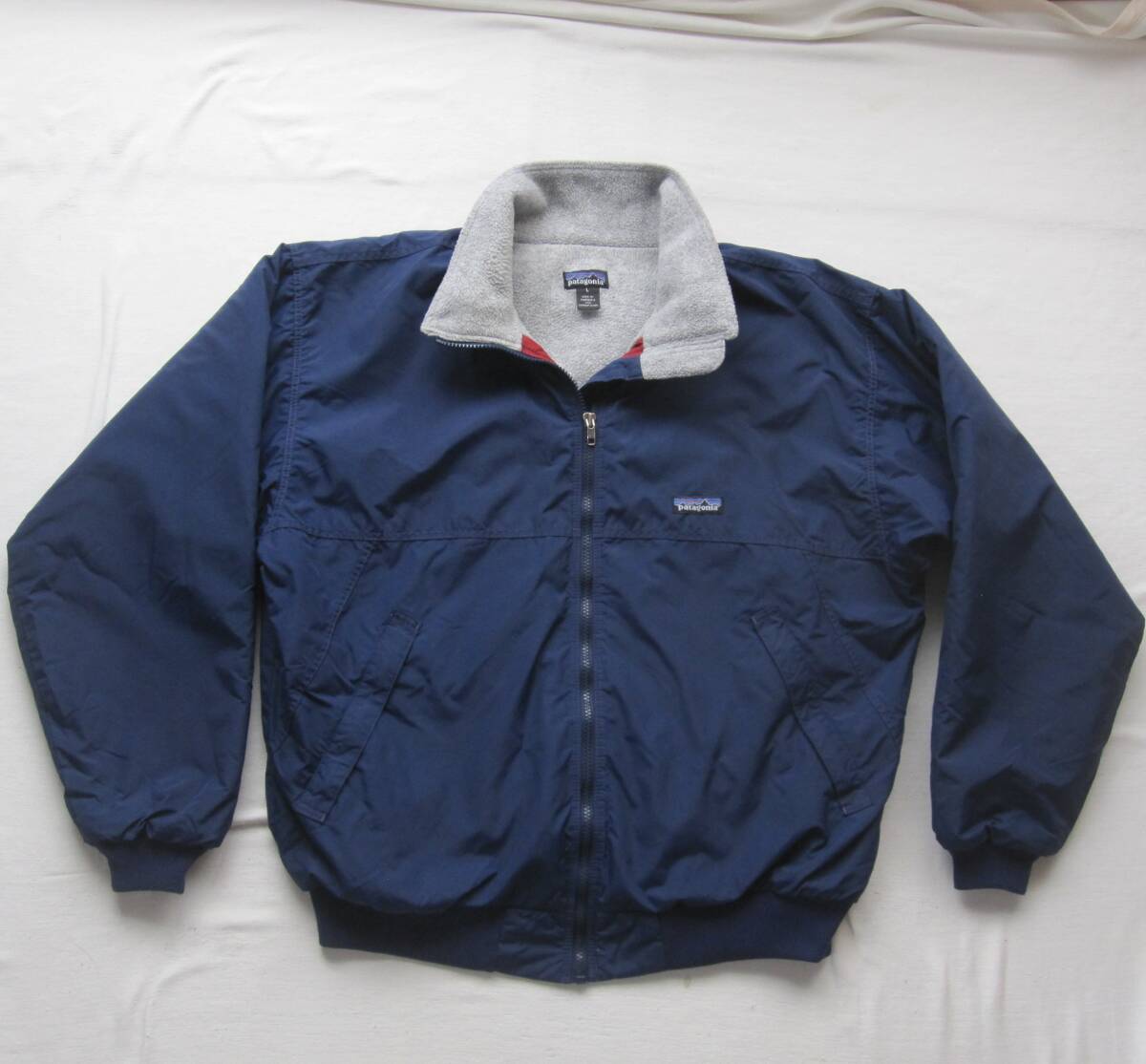 ☆90s パタゴニア シェルドシンチラ ジャケット(L) NAVY / 80s / パフボール / mars / グリセード / ベスト拍卖