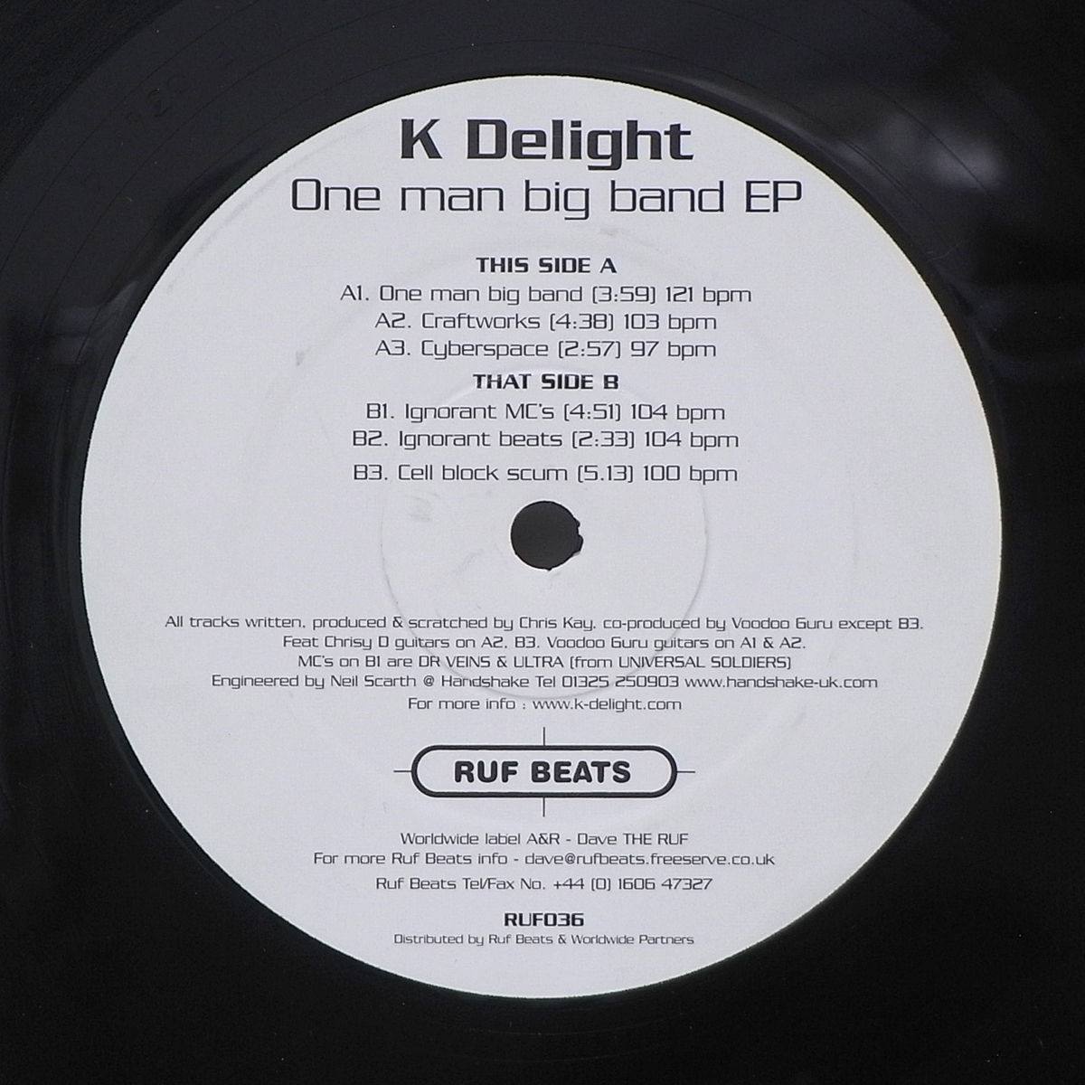■K Delight■☆One Man Big Band EP☆DJ KENTARO拍卖